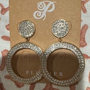 Elegant Gold and Silver Earrings
